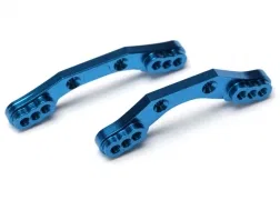 7537X – TRAXXAS Remote Control Vehicle Shock Absorber Mount, Front and Rear Blue Anodized Aluminum